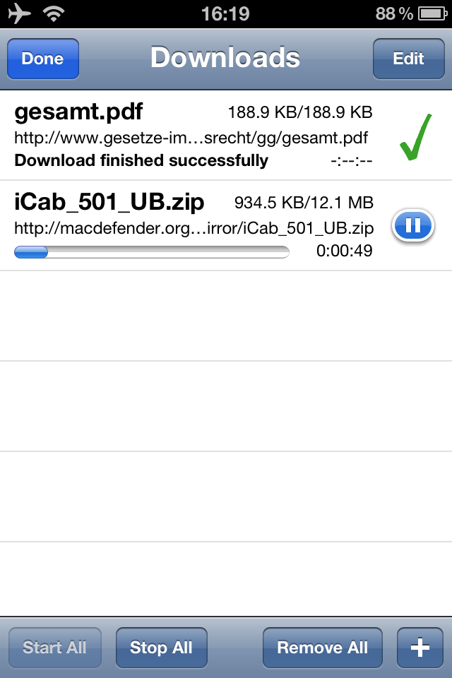 iPhone Screenshot 1